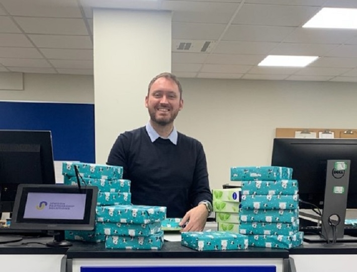 Supported Housing team spread happiness to residents with gift giving